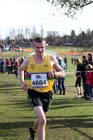 Peter Newton (North East) in the Senior Mens McCain Inter Counties Cross Country, Cofton Park, Birmingham.